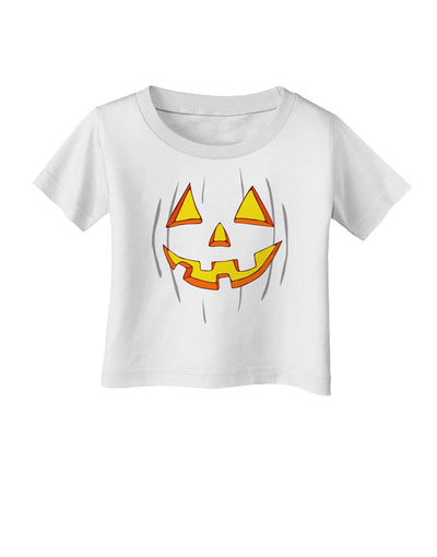 Halloween Glow Smiling Jack O Lantern Infant T-Shirt-Infant T-Shirt-TooLoud-White-06-Months-Davson Sales