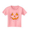 Halloween Glow Smiling Jack O Lantern Toddler T-Shirt-Toddler T-Shirt-TooLoud-Candy-Pink-2T-Davson Sales