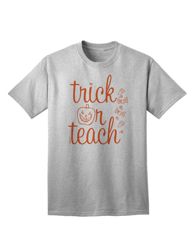 Halloween-Inspired Adult T-Shirt for Fun and Learning - Trick or Teach-Mens T-shirts-TooLoud-AshGray-Small-Davson Sales