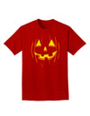 Halloween Pumpkin Smile Jack O Lantern Adult Dark T-Shirt-Mens T-Shirt-TooLoud-Red-Small-Davson Sales