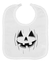 Halloween Pumpkin Smile Jack O Lantern Baby Bib