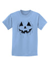 Halloween Pumpkin Smile Jack O Lantern Childrens T-Shirt-Childrens T-Shirt-TooLoud-Light-Blue-X-Small-Davson Sales