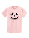 Halloween Pumpkin Smile Jack O Lantern Childrens T-Shirt-Childrens T-Shirt-TooLoud-PalePink-X-Small-Davson Sales