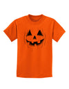 Halloween Pumpkin Smile Jack O Lantern Childrens T-Shirt-Childrens T-Shirt-TooLoud-Orange-X-Small-Davson Sales