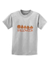 Halloween Pumpkins Childrens T-Shirt-Childrens T-Shirt-TooLoud-AshGray-X-Small-Davson Sales
