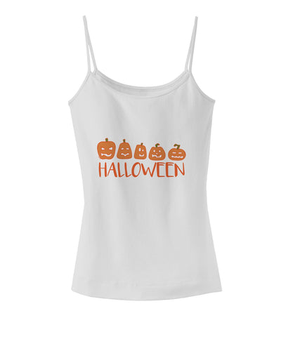 Halloween Pumpkins Dark Womens V-Neck Dark T-Shirt-Womens V-Neck T-Shirts-TooLoud-White-Small-Davson Sales
