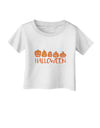 Halloween Pumpkins Infant T-Shirt-Infant T-Shirt-TooLoud-White-06-Months-Davson Sales