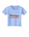 Halloween Pumpkins Toddler T-Shirt-Toddler T-shirt-TooLoud-Aquatic-Blue-2T-Davson Sales