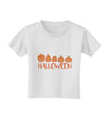 Halloween Pumpkins Toddler T-Shirt-Toddler T-shirt-TooLoud-White-2T-Davson Sales