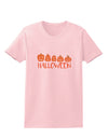 Halloween Pumpkins Womens T-Shirt-Womens T-Shirt-TooLoud-PalePink-X-Small-Davson Sales