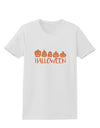Halloween Pumpkins Womens T-Shirt-Womens T-Shirt-TooLoud-White-X-Small-Davson Sales