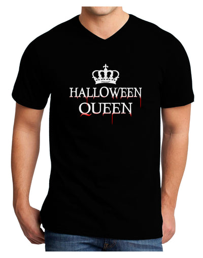 Halloween Queen Adult Dark V-Neck T-Shirt by TooLoud-Mens V-Neck T-Shirt-TooLoud-Black-Small-Davson Sales