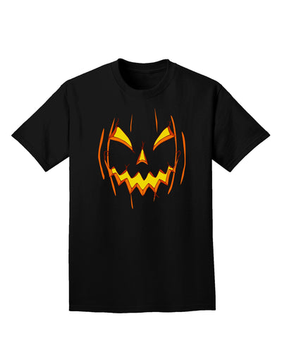 Halloween Scary Evil Jack O Lantern Pumpkin Adult Dark T-Shirt-Mens T-Shirt-TooLoud-Black-Small-Davson Sales