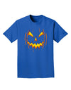 Halloween Scary Evil Jack O Lantern Pumpkin Adult Dark T-Shirt-Mens T-Shirt-TooLoud-Royal-Blue-Small-Davson Sales