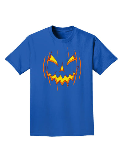 Halloween Scary Evil Jack O Lantern Pumpkin Adult Dark T-Shirt-Mens T-Shirt-TooLoud-Royal-Blue-Small-Davson Sales