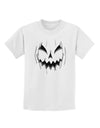 Halloween Scary Evil Jack O Lantern Pumpkin Childrens T-Shirt-Childrens T-Shirt-TooLoud-White-X-Small-Davson Sales