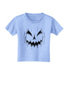 Halloween Scary Evil Jack O Lantern Pumpkin Toddler T-Shirt-Toddler T-Shirt-TooLoud-Aquatic-Blue-2T-Davson Sales