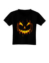 Halloween Scary Evil Jack O Lantern Pumpkin Toddler T-Shirt Dark-Toddler T-Shirt-TooLoud-Black-2T-Davson Sales