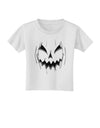 Halloween Scary Evil Jack O Lantern Pumpkin Toddler T-Shirt-Toddler T-Shirt-TooLoud-White-2T-Davson Sales