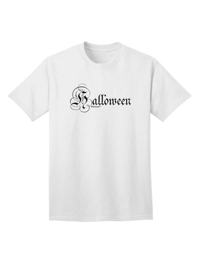 Halloween Script Text Adult T-Shirt-Mens T-Shirt-TooLoud-White-Small-Davson Sales