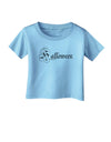 Halloween Script Text Infant T-Shirt-Infant T-Shirt-TooLoud-Aquatic-Blue-06-Months-Davson Sales