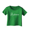 Halloween Script Text Infant T-Shirt Dark-Infant T-Shirt-TooLoud-Clover-Green-06-Months-Davson Sales