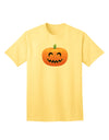 Halloween-inspired Adult T-Shirt featuring Jack-o-lantern Design-Mens T-shirts-TooLoud-Yellow-Small-Davson Sales