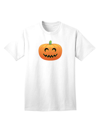 Halloween-inspired Adult T-Shirt featuring Jack-o-lantern Design-Mens T-shirts-TooLoud-White-Small-Davson Sales