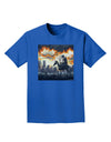 Halloween-themed Adult T-Shirt featuring a Grim Reaper Design-Mens T-shirts-TooLoud-Royal-Blue-Small-Davson Sales