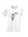 Hands Off Me Booty - Petey the Pirate Childrens T-Shirt-Childrens T-Shirt-TooLoud-White-X-Small-Davson Sales