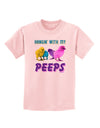 Hangin With My Peeps Childrens T-Shirt-Childrens T-Shirt-TooLoud-PalePink-X-Small-Davson Sales