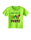 Hangin With My Peeps Toddler T-Shirt-Toddler T-Shirt-TooLoud-Lime-Green-2T-Davson Sales