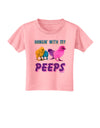 Hangin With My Peeps Toddler T-Shirt-Toddler T-Shirt-TooLoud-Candy-Pink-2T-Davson Sales