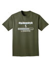 Hangover Loading Adult Dark T-Shirt-Mens T-Shirt-TooLoud-Military-Green-Small-Davson Sales