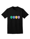 Hanukkah Dreidels Adult Dark T-Shirt-Mens T-Shirt-TooLoud-Black-Small-Davson Sales