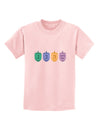 Hanukkah Dreidels Childrens T-Shirt-Childrens T-Shirt-TooLoud-PalePink-X-Small-Davson Sales