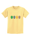 Hanukkah Dreidels Childrens T-Shirt-Childrens T-Shirt-TooLoud-Daffodil-Yellow-X-Small-Davson Sales