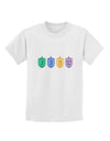 Hanukkah Dreidels Childrens T-Shirt-Childrens T-Shirt-TooLoud-White-X-Small-Davson Sales