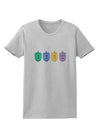 Hanukkah Dreidels Womens T-Shirt-Womens T-Shirt-TooLoud-AshGray-X-Small-Davson Sales