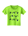 Hanukkah Lights Blue and Silver Toddler T-Shirt-Toddler T-Shirt-TooLoud-Lime-Green-2T-Davson Sales