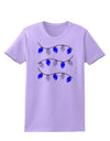 Hanukkah Lights Blue and Silver Womens T-Shirt-Womens T-Shirt-TooLoud-Lavender-X-Small-Davson Sales