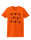 Hanukkah Lights Blue and Silver Womens T-Shirt-Womens T-Shirt-TooLoud-Orange-X-Small-Davson Sales