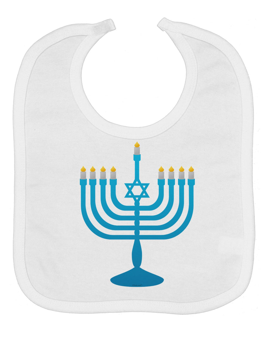 Hanukkah Menorah Baby Bib