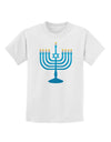 Hanukkah Menorah Childrens T-Shirt-Childrens T-Shirt-TooLoud-White-X-Small-Davson Sales