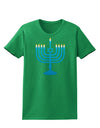 Hanukkah Menorah Womens Dark T-Shirt-TooLoud-Kelly-Green-X-Small-Davson Sales