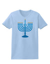 Hanukkah Menorah Womens T-Shirt-Womens T-Shirt-TooLoud-Light-Blue-X-Small-Davson Sales