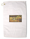 Happiness Is Not A Goal Premium Cotton Golf Towel - 16 x 25 inch by TooLoud-Golf Towel-TooLoud-16x25"-Davson Sales