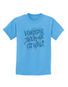 Happy 4th of July - Fireworks Design Childrens T-Shirt-Childrens T-Shirt-TooLoud-Aquatic-Blue-X-Small-Davson Sales