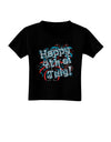 Happy 4th of July - Fireworks Design Toddler T-Shirt Dark-Toddler T-Shirt-TooLoud-Black-2T-Davson Sales