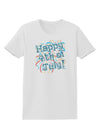 Happy 4th of July - Fireworks Design Womens T-Shirt-Womens T-Shirt-TooLoud-White-X-Small-Davson Sales